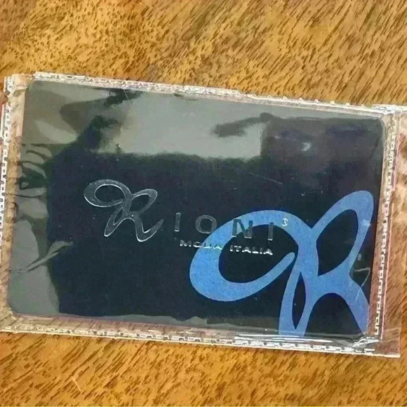 Rioni Italia Moda “The Lady” Quilted Signature Black Patent Leather Bag New! - Picture 15 of 16